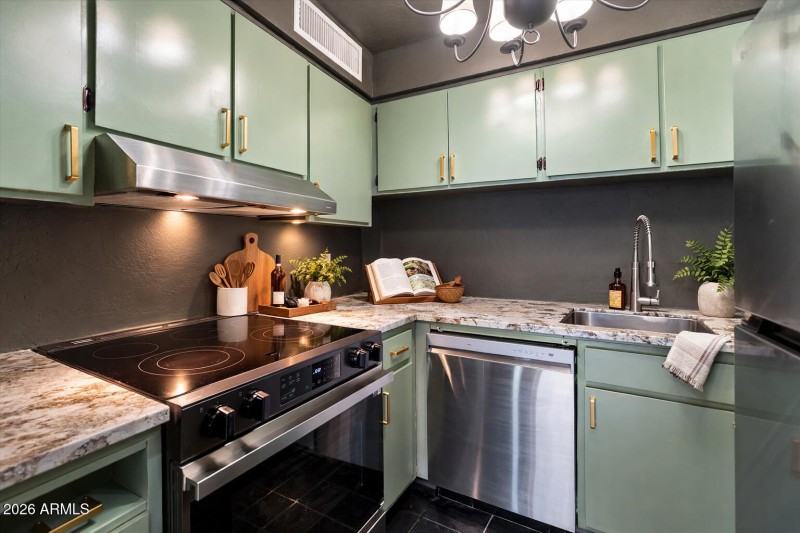 Virtually Staged Kitchen