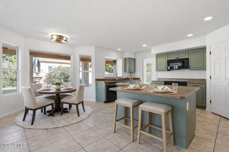 Virtually Staged Dining-Island Area 1