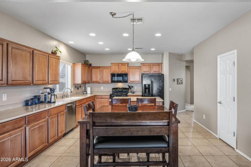 Spacious kitchen