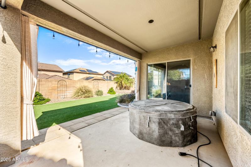 Covered patio