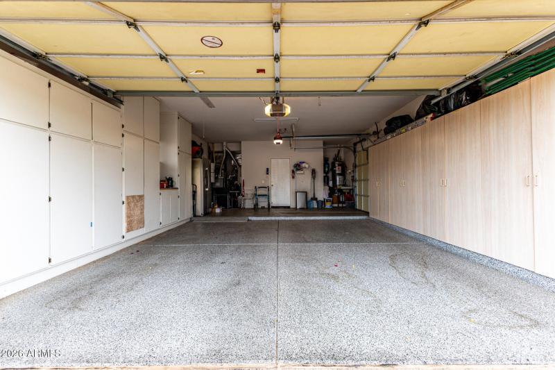 Spacious 2 car garage