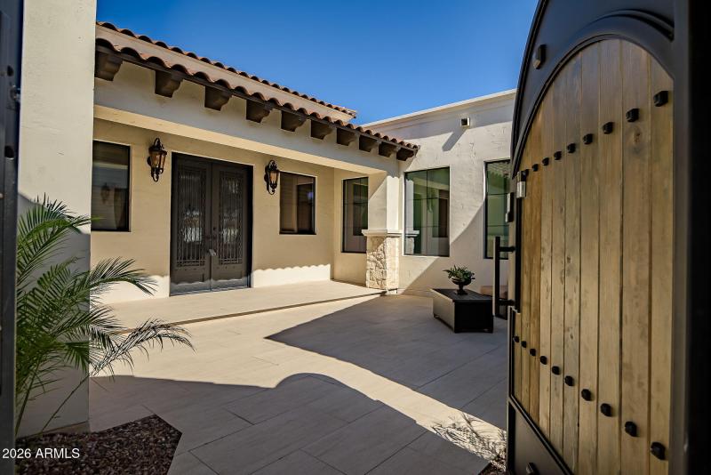 Front Courtyard Entry