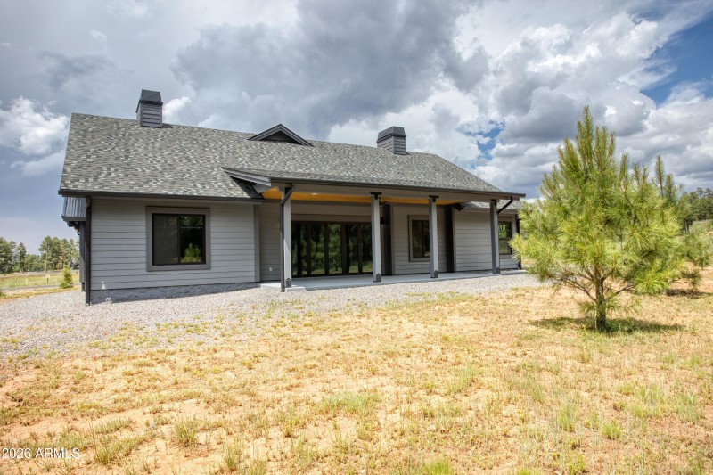 Back view of propoerty.