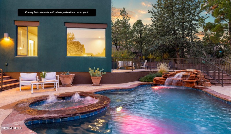 Primary overlooks your private resort