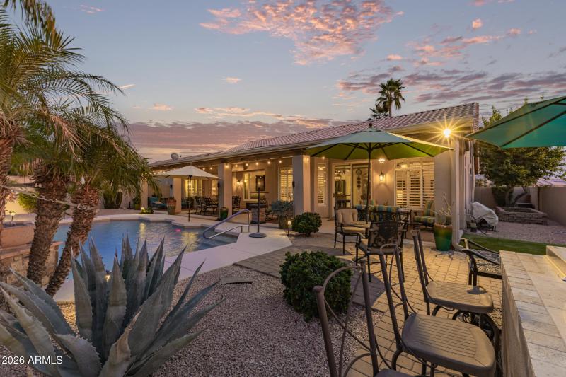 7184 Foothill Dr - 38 - Backyard Twiligh