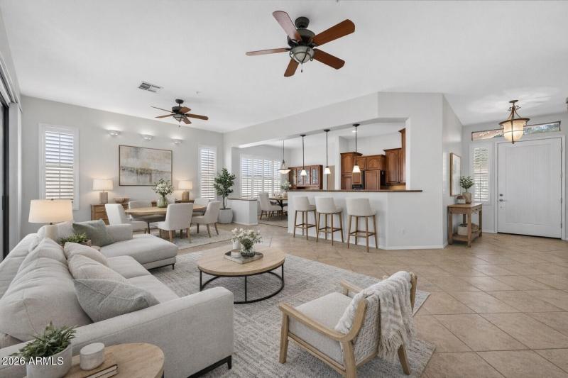 Modern Southwestern open-concept living