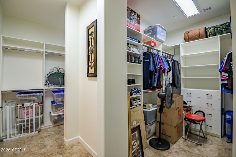 Master closet