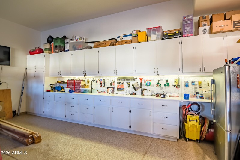 Work station in Garage