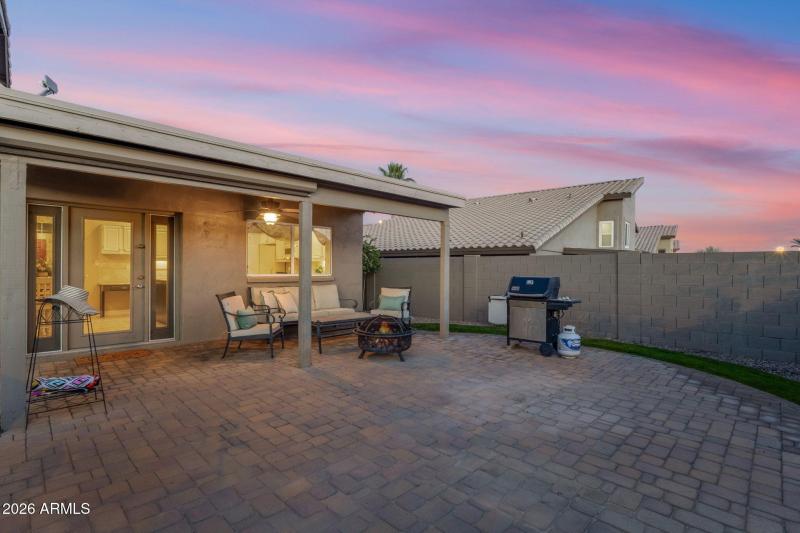 Backyard at Twilight