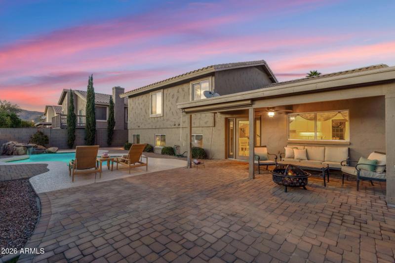 Backyard at Twilight