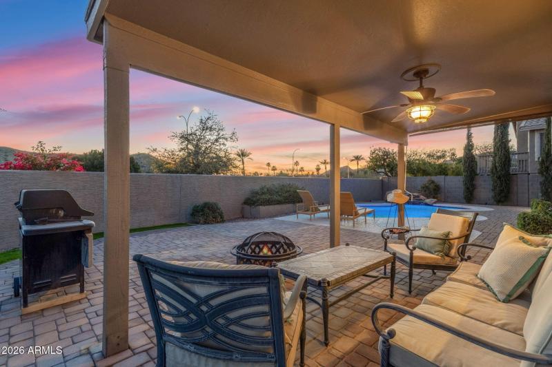 Backyard at Twilight