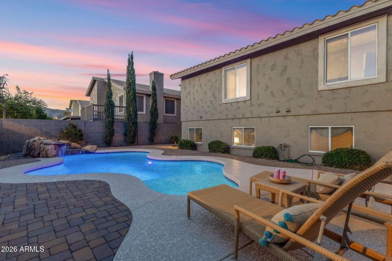 Backyard at Twilight