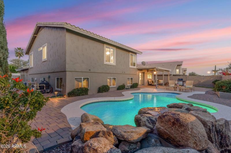 Backyard at Twilight