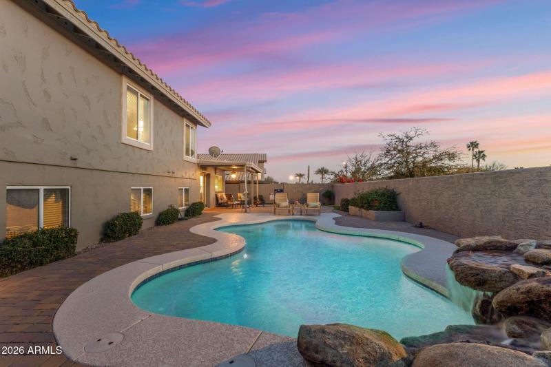 Backyard at Twilight