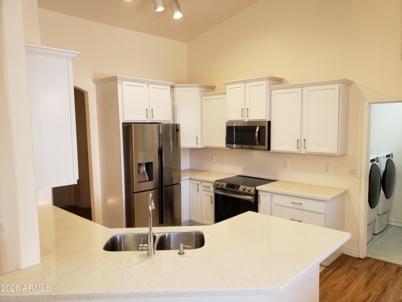 Kitchen view to Laundry