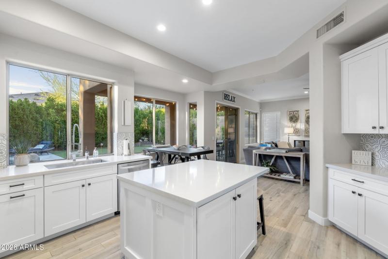 Kitchen to Family Room