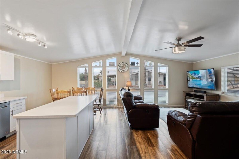 Lots of natural light