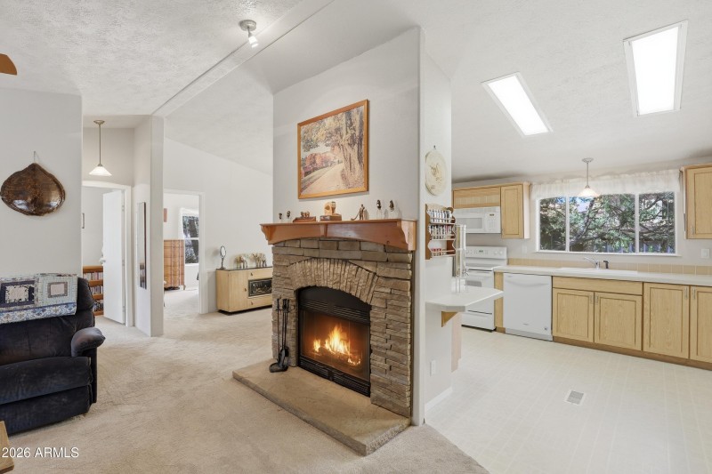 Fireplace in Living Room