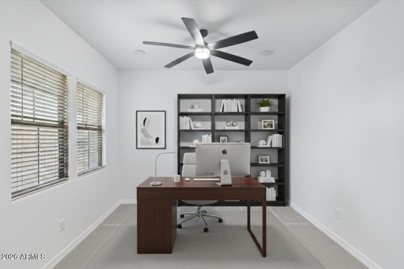 Office/Den - Digitally Rendering
