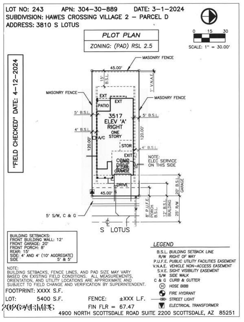 Plot Plan