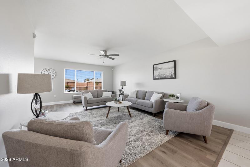 Lots of natural light