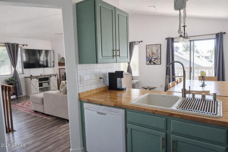 Updated Counters and painted cabinets