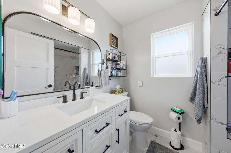 Upgraded Master bath