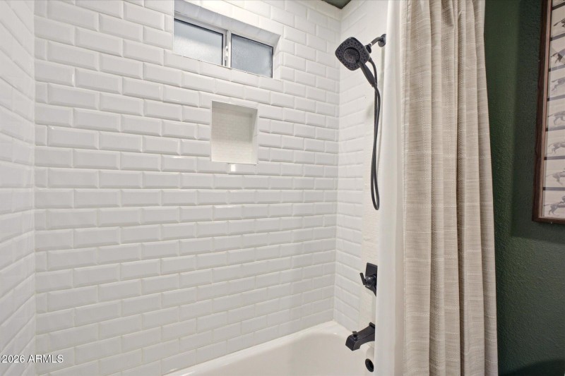 Guest bathroom shower