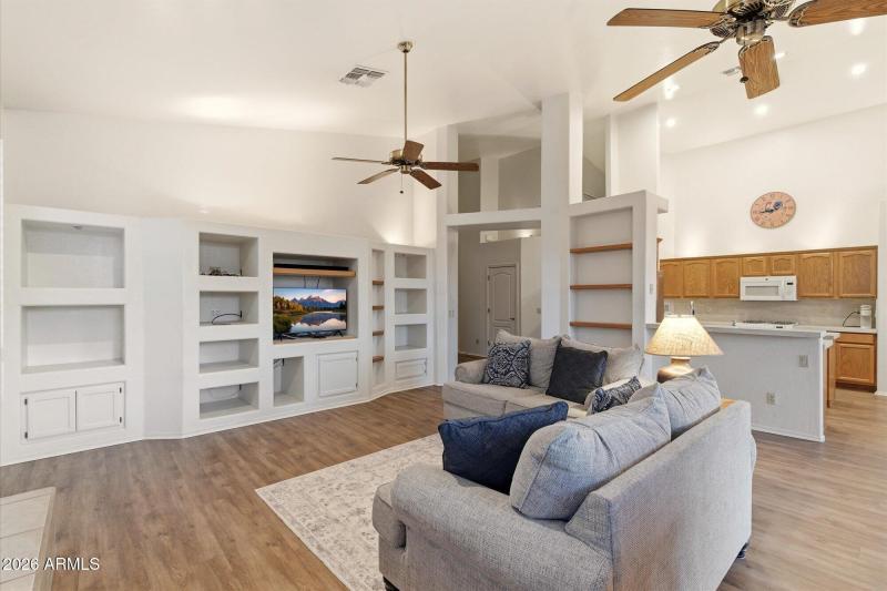 Built-In Media Wall & Open Layout