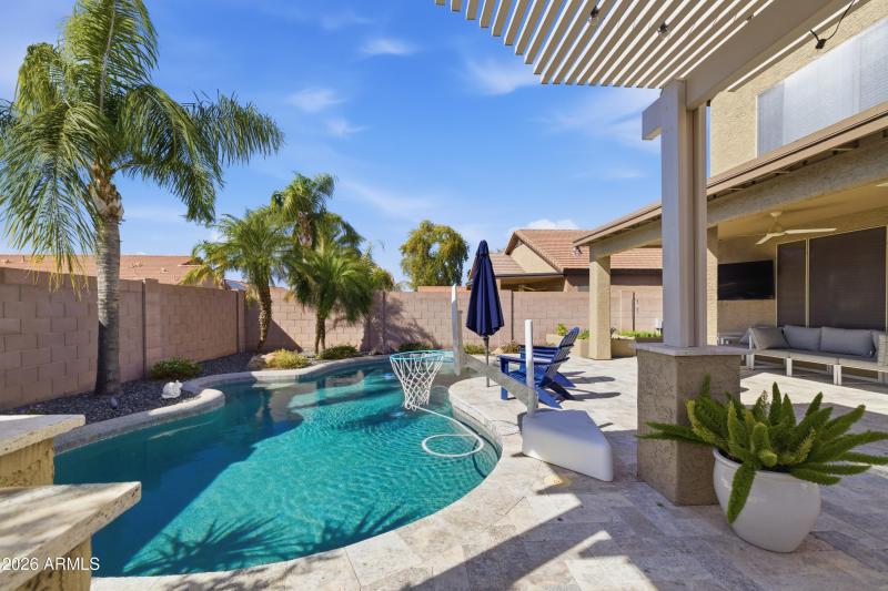 Garden Beds and Play Pool