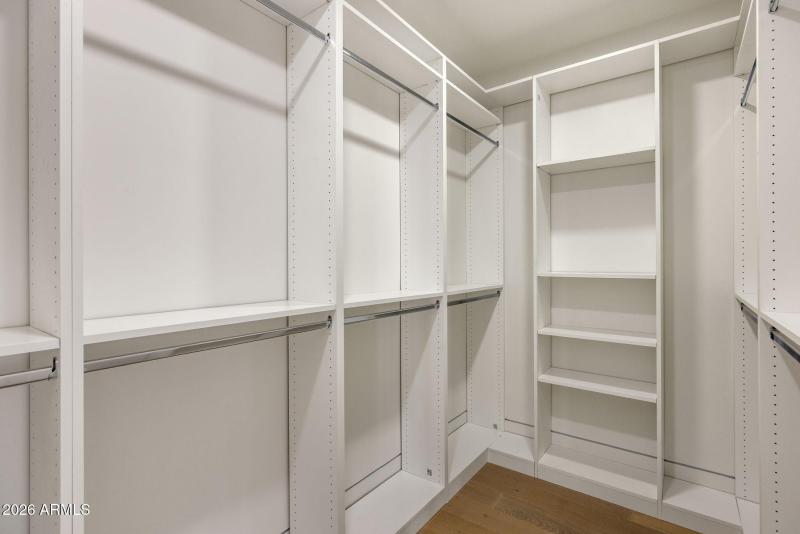 Primary closet