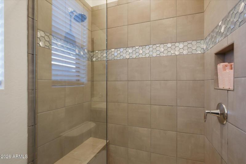 Glass-Enclosed Walk-In Shower