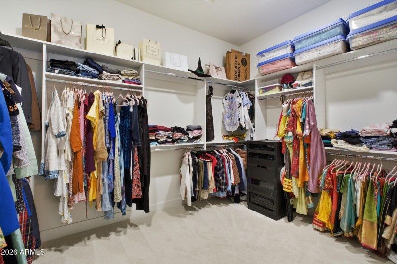 Walk-In Closet w Custom Shelving