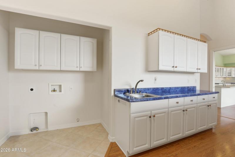 Laundry Area and room for storage