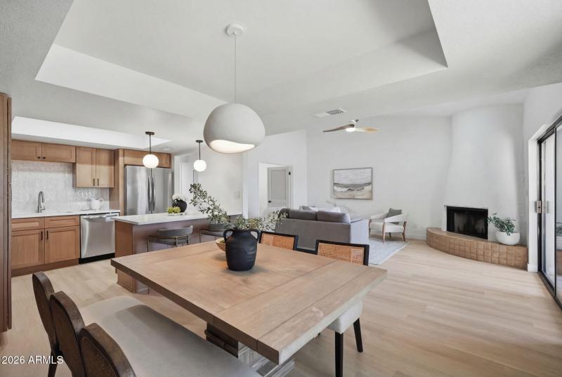 Fridge digitally staged