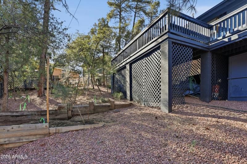 Storage under Back Deck