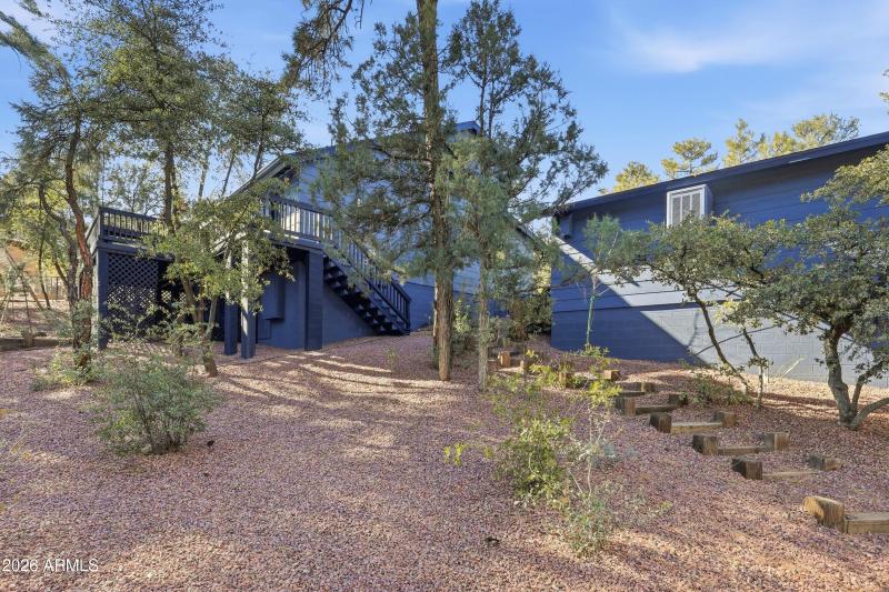 Back Yard w Stair access