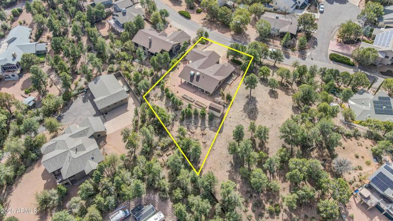 Lot lines from above