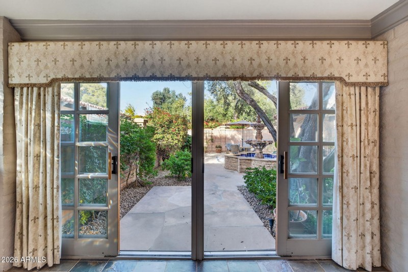 Primary Courtyard Entry