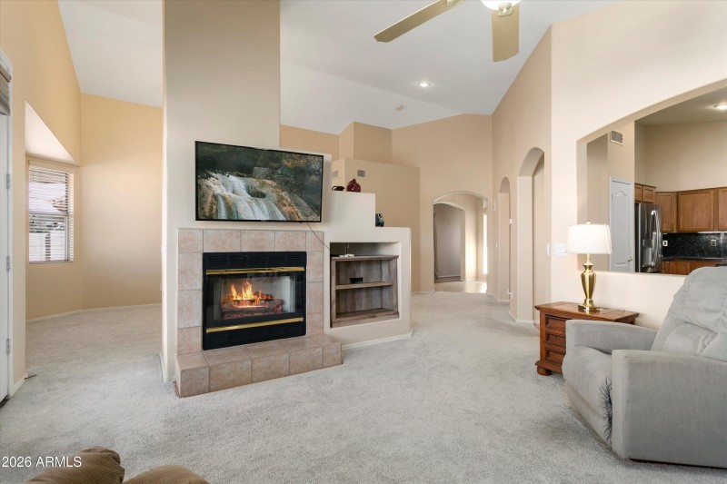 Living Room View Back towards Entry