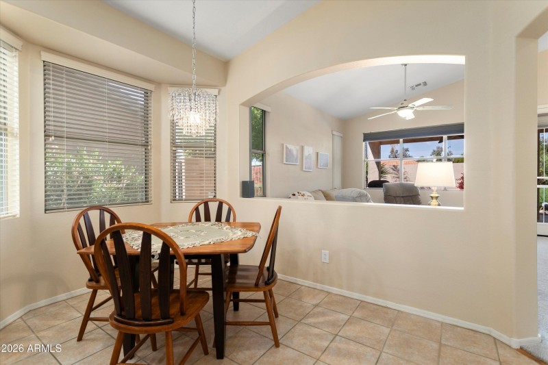 Breakfast Room towards Living Room