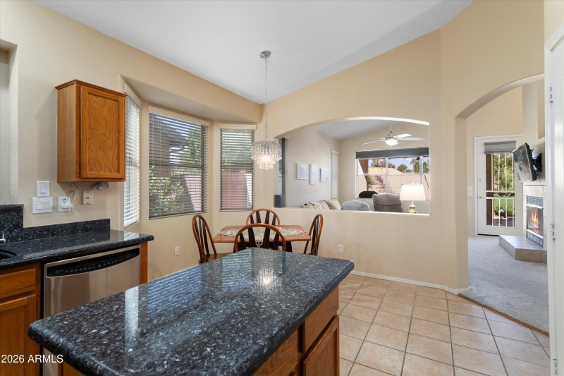 East Side of Kitchen to Breakfast Room