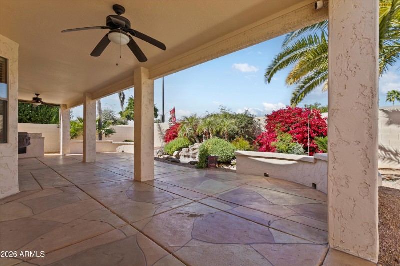 Backyard View from East to West