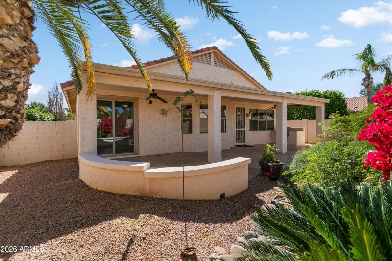 Backyard View from East to West