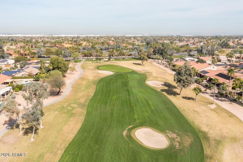 2687 N 162nd Ln Drone Shot of Fairway to