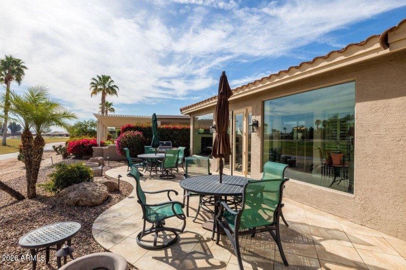 2687 N 162nd Ln Patio two tables and Fai