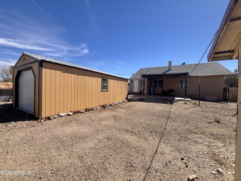Back of house and Garage