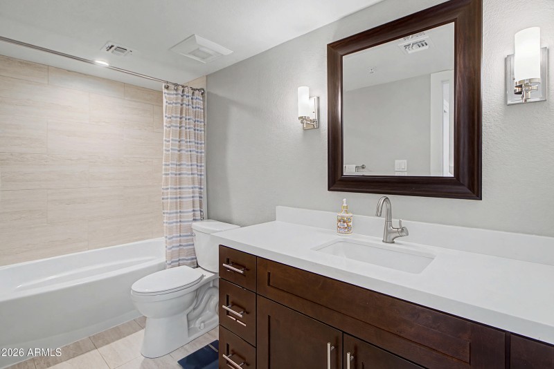 Guest Bath off Living Space