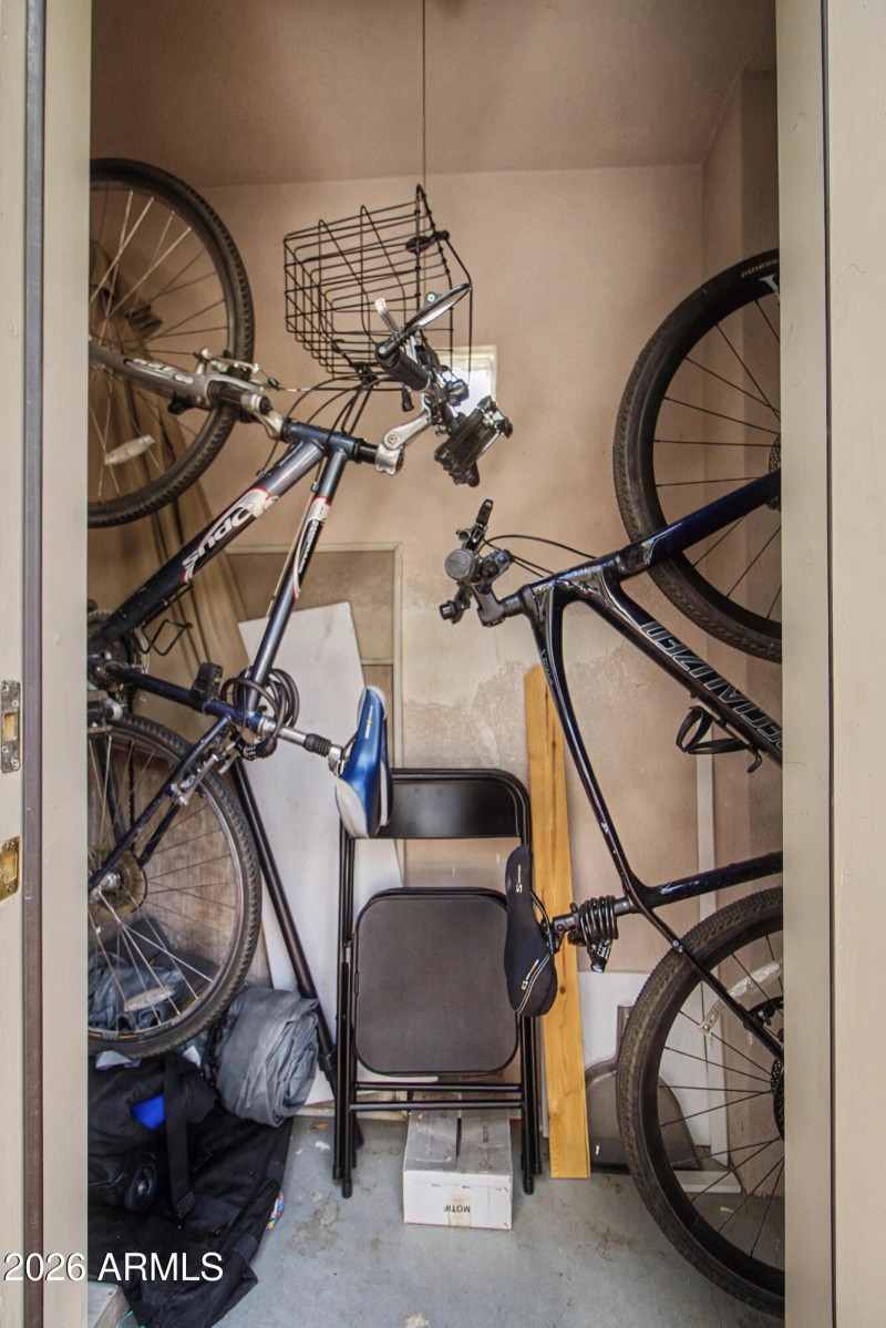 Plenty of Balcony Storage!