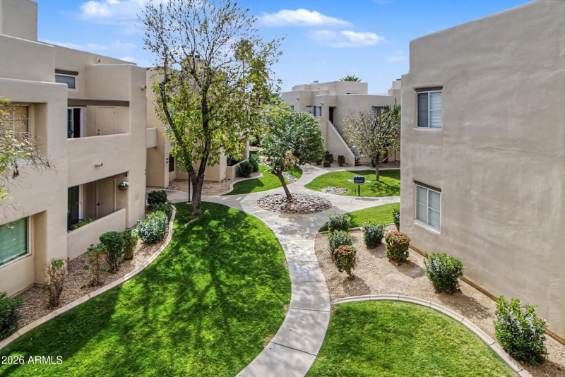 Stunning Courtyard View From Balcony!